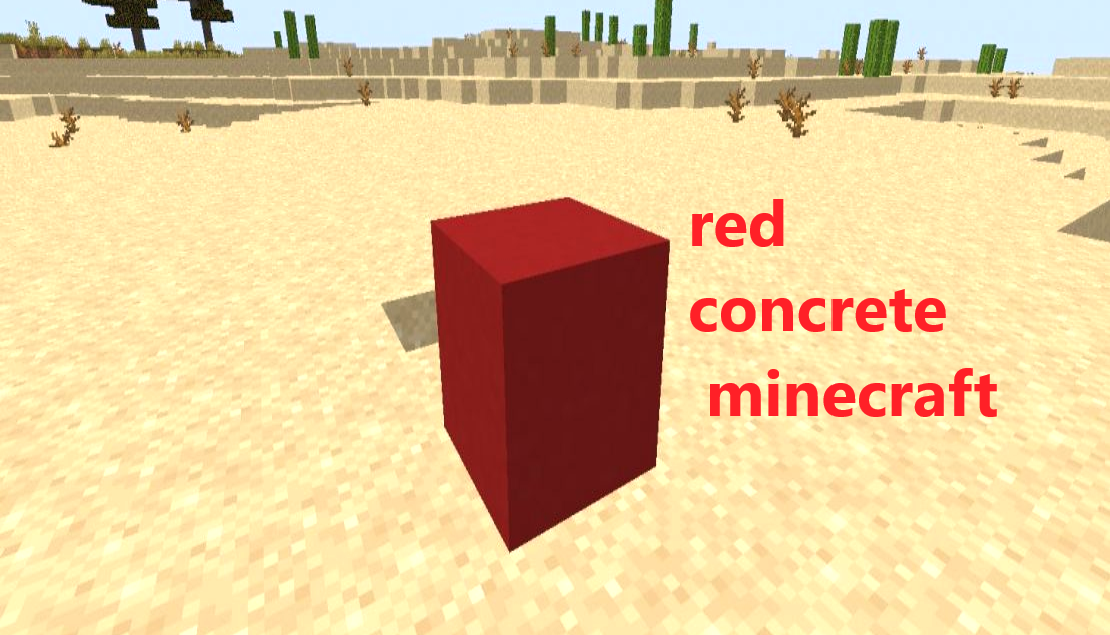 A Comprehensive Guide About How To Make White, Black, And Red Concrete Minecraft?