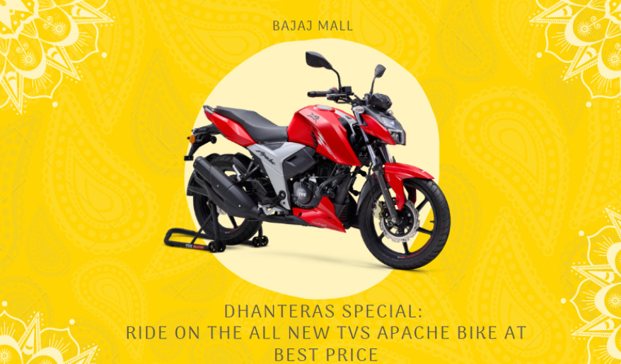 Dhanteras Special: Ride on the All New TVS Apache Bike at Best Price